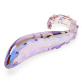 5.75" Cosmic Crawler Nubbed Glass Dildo