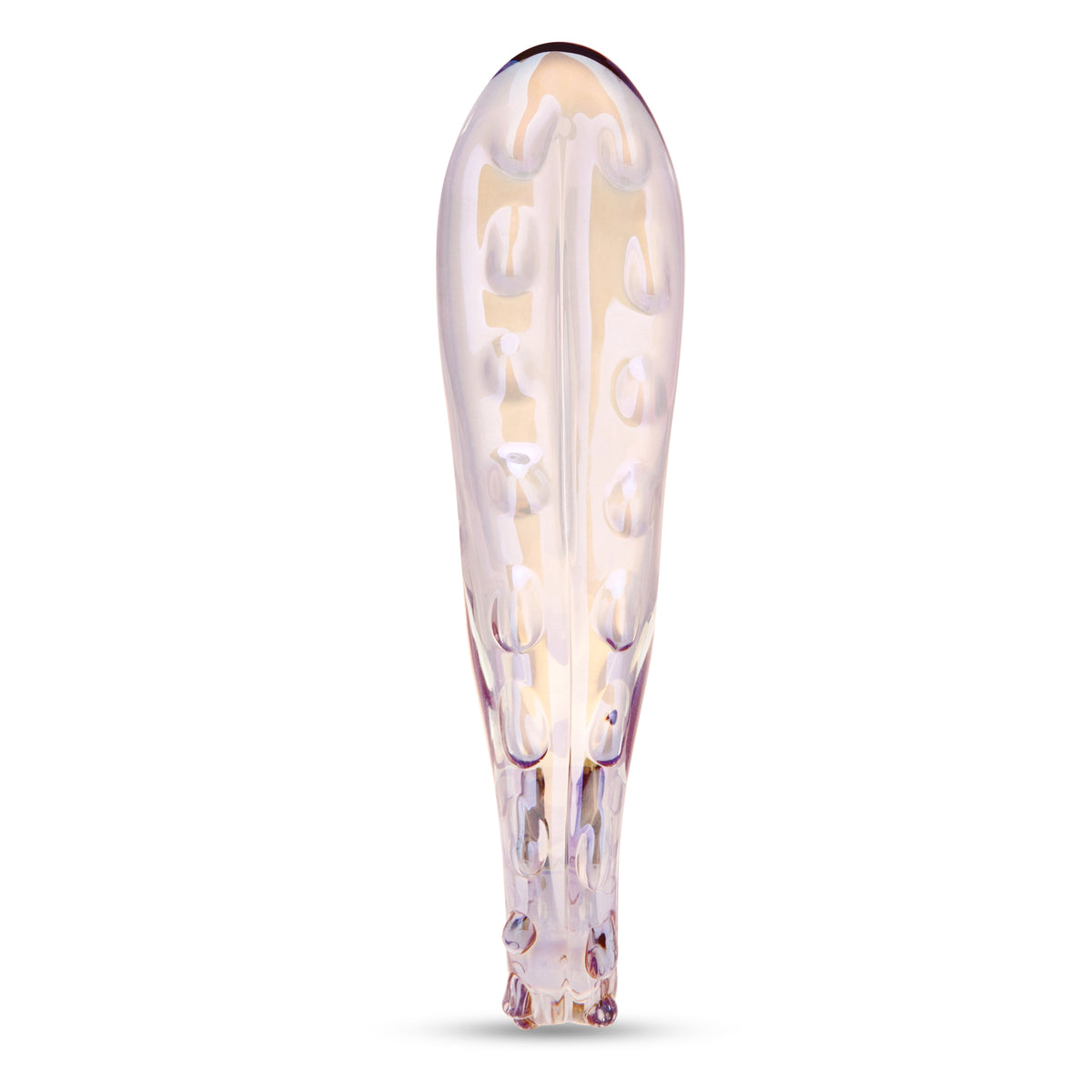 5.75" Cosmic Crawler Nubbed Glass Dildo