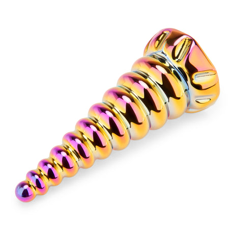 6.5" Forbidden Spire Beaded Glass Dildo