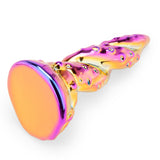 6.25" Chaos Horn Nubbed Glass Dildo