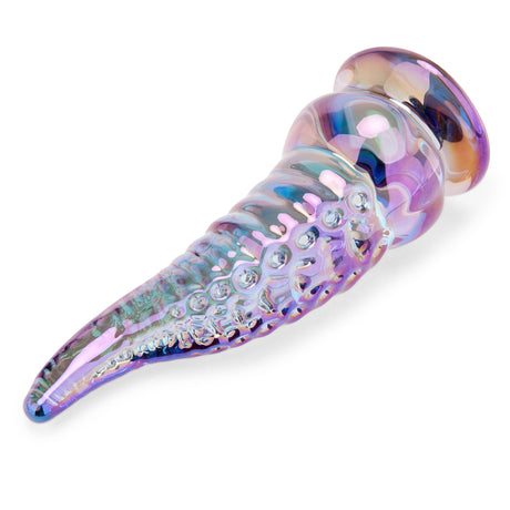 6" Nauti Creature Nubbed Glass Dildo