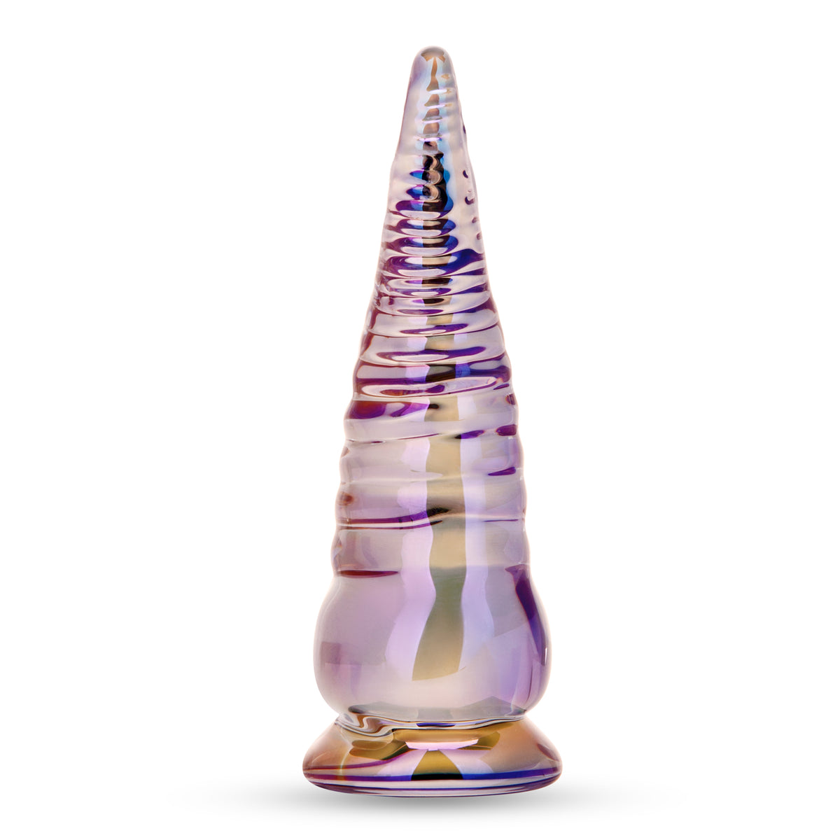 6" Nauti Creature Nubbed Glass Dildo