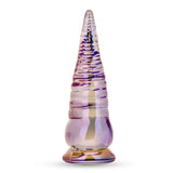 6" Nauti Creature Nubbed Glass Dildo
