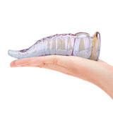 6" Nauti Creature Nubbed Glass Dildo