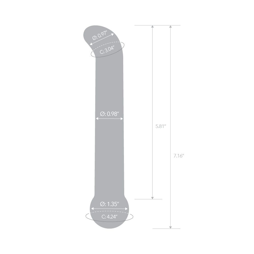 Iridescent Chrome G-Spot Dildo