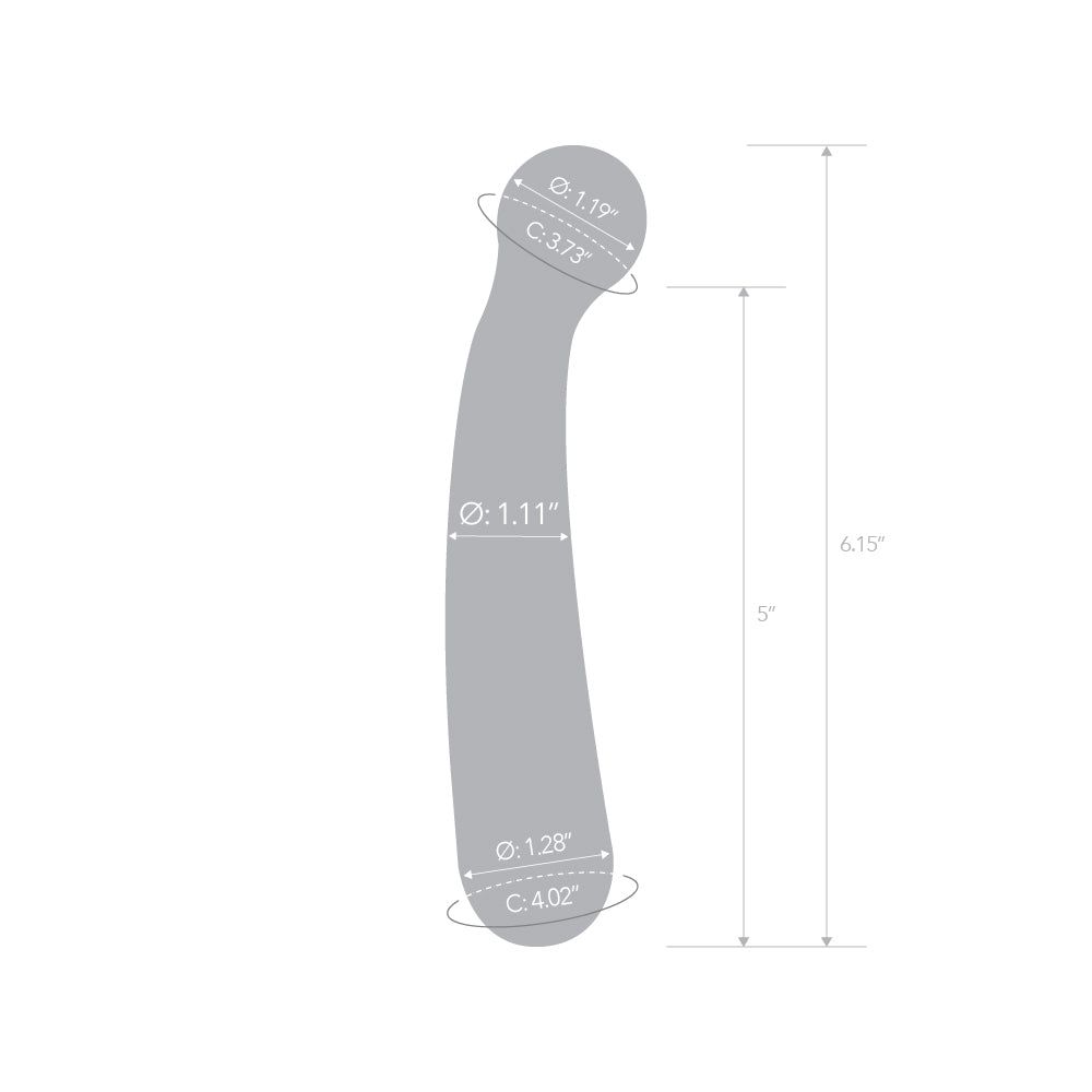 6.5" Glow-In-The-Dark Double Ended Thick Dildo