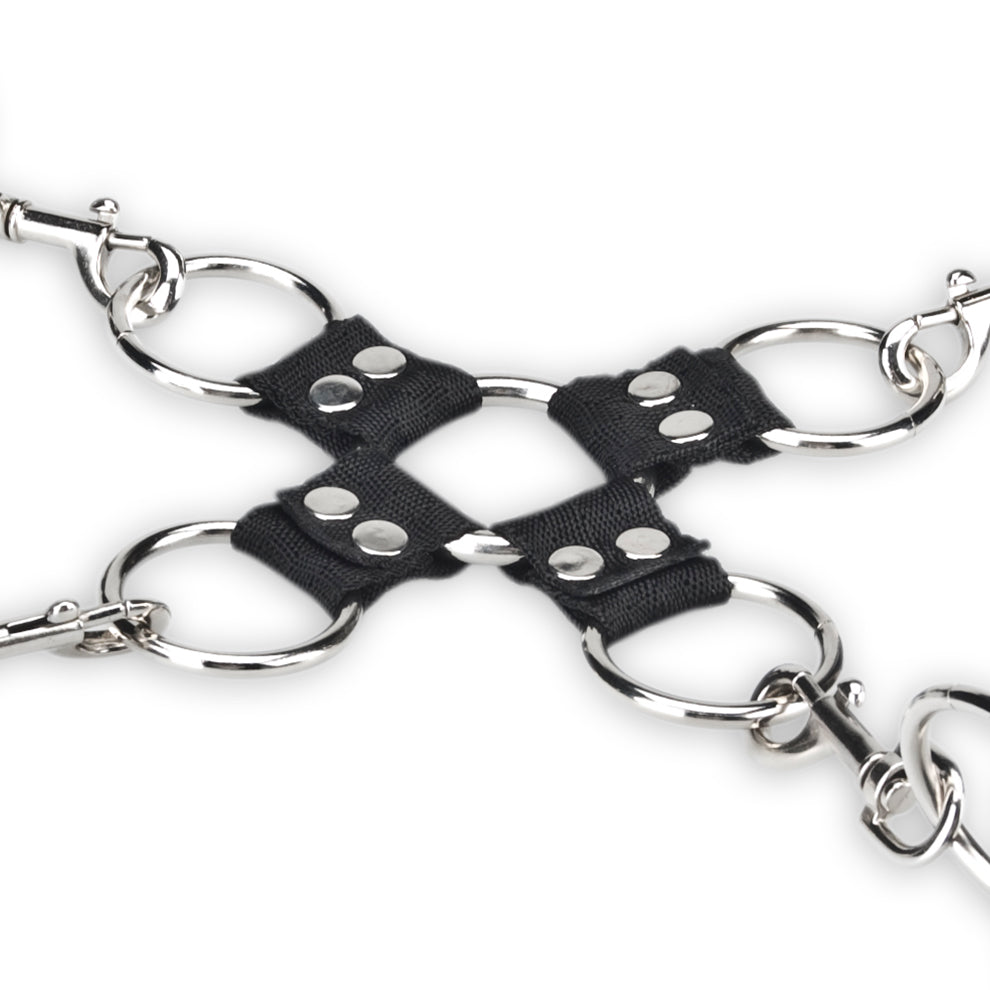 5-Piece Soft Cuff Hogtie BDSM Bondage Set