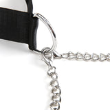 Bondage Collar With Nipple Clips