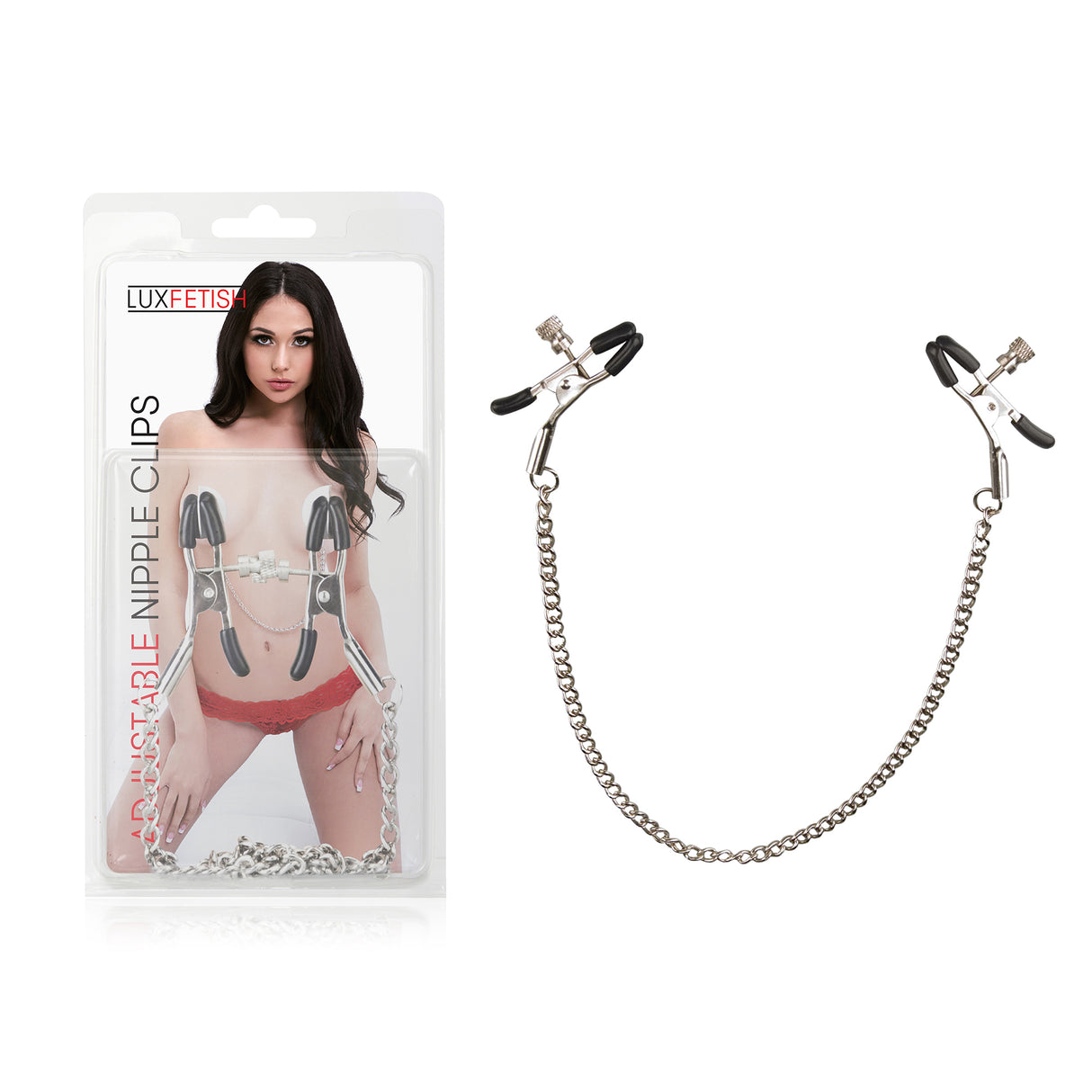 Adjustable Nipple Clips with Chain