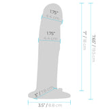 8" Realistic Silicone Vibrating Pegging Dildo with Remote Control and Adjustable Harness