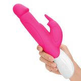 Realistic Rabbit Vibrator with Throbbing Shaft