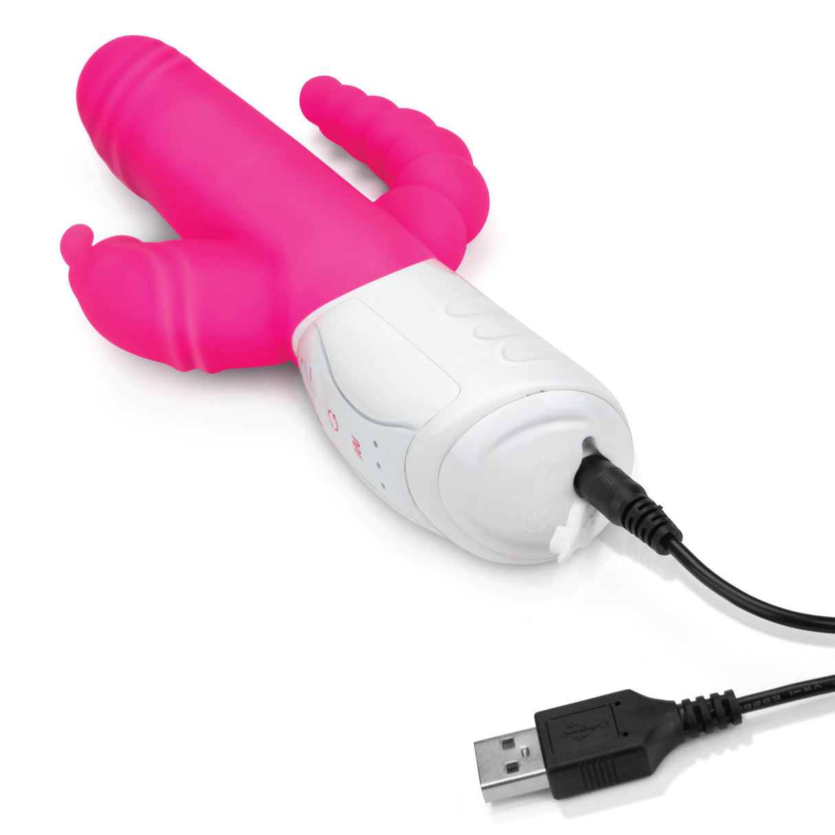 Double Penetration Rabbit Vibrator with Rotating Shaft