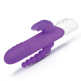 Double Penetration Rabbit Vibrator with Rotating Shaft