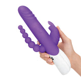 Double Penetration Rabbit Vibrator with Rotating Shaft
