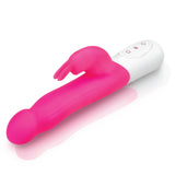 Slim Shaft Rabbit Vibrator with Rotating Beads
