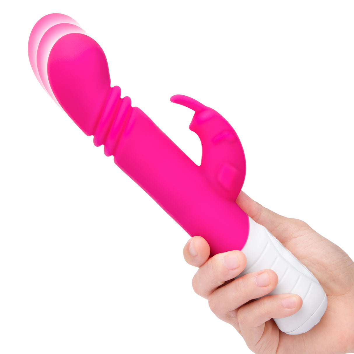 Slim Shaft Thrusting Rabbit Vibrator with G-Spot Stimulation