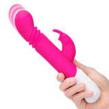 Slim Shaft Thrusting Rabbit Vibrator with G-Spot Stimulation