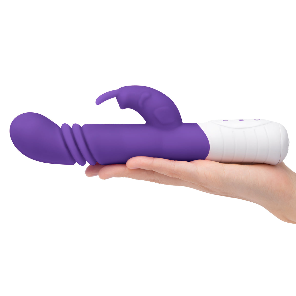 Slim Shaft Thrusting Rabbit Vibrator with G-Spot Stimulation