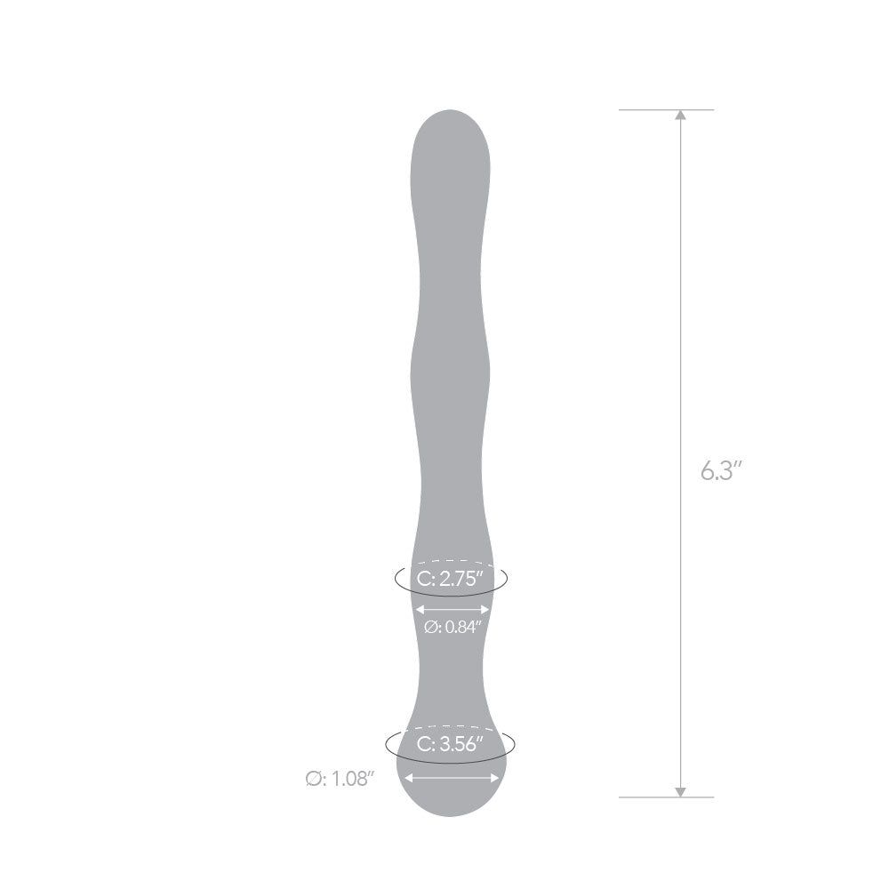 6.25" Beaded Dildo