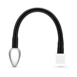 Black Anal Douche 35mm Length With 27mm Ball