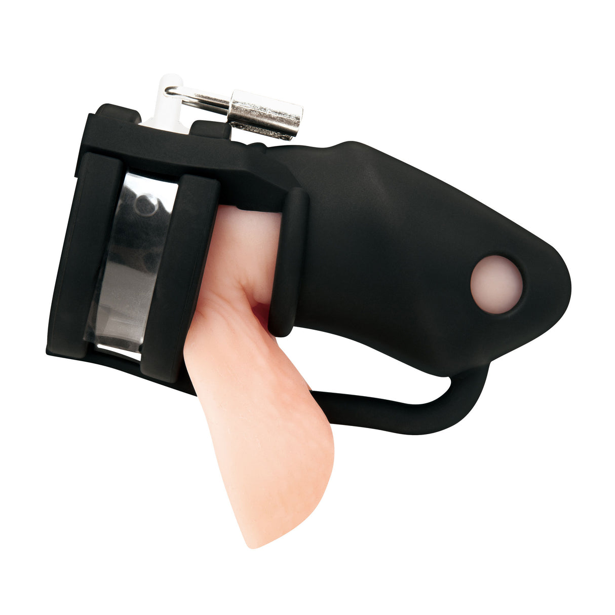 Silicone Mini Cock Cage With Ball Divider