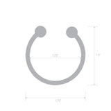 Stainless Steel Bull Nose Glans Ring