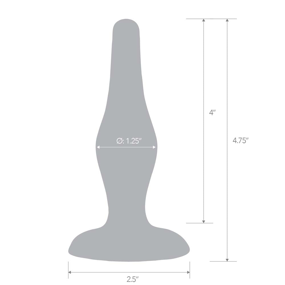 Size and measurements of the Blue Line 4.75" Easy Insertion Plug