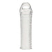 Shop the Blue Line 6.5" Clear Textured Penis Enhancing Sleeve Extension