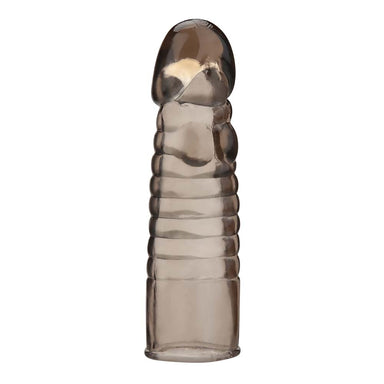 Shop the Blue Line 6" Ribbed Realistic Penis Enhancing Sleeve Extension