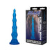Packaging of the Blue Line 6.75" Anal Beads With Suction Base