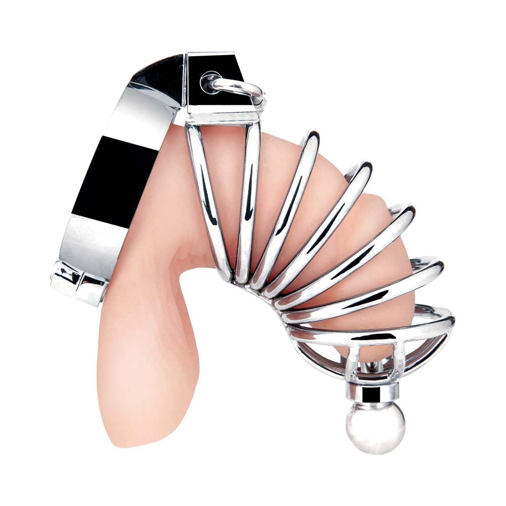 Horizontal view of the Urethral Play Cock Cage