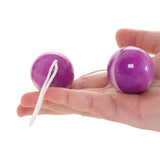 Duotone Orgasm Balls - Purple & White