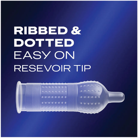 DUREX Prolong Regular Fit Densensitizer Lubricant 12 Count Latex Condoms