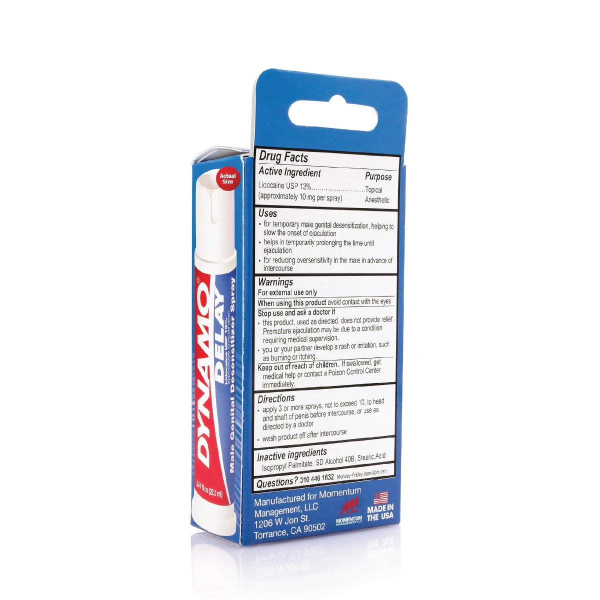 Dynamo Delay product packaging on a white background