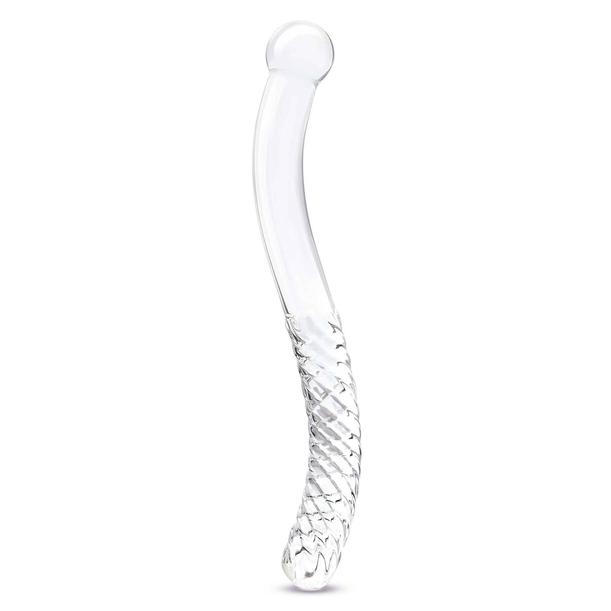 11" Glass Pelvic Wand Double Ended