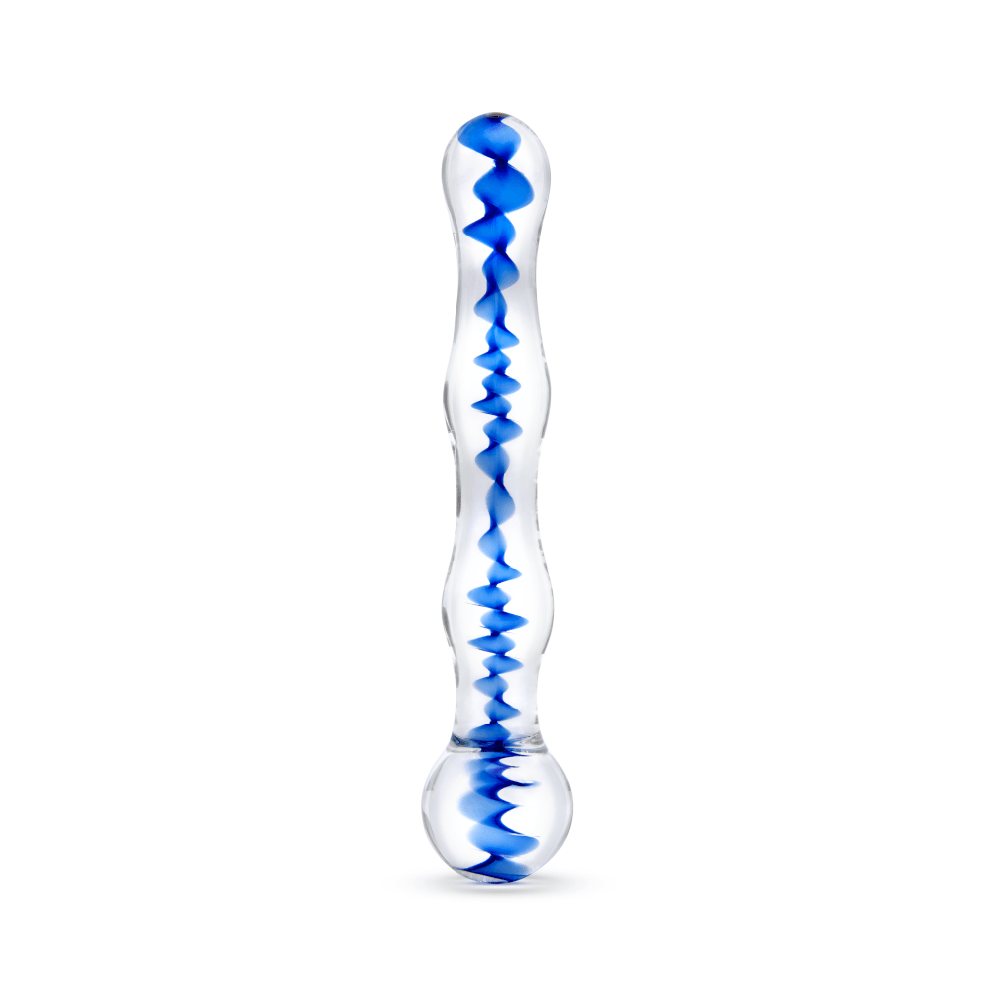 7” Blue Wave Double Ended Dildo