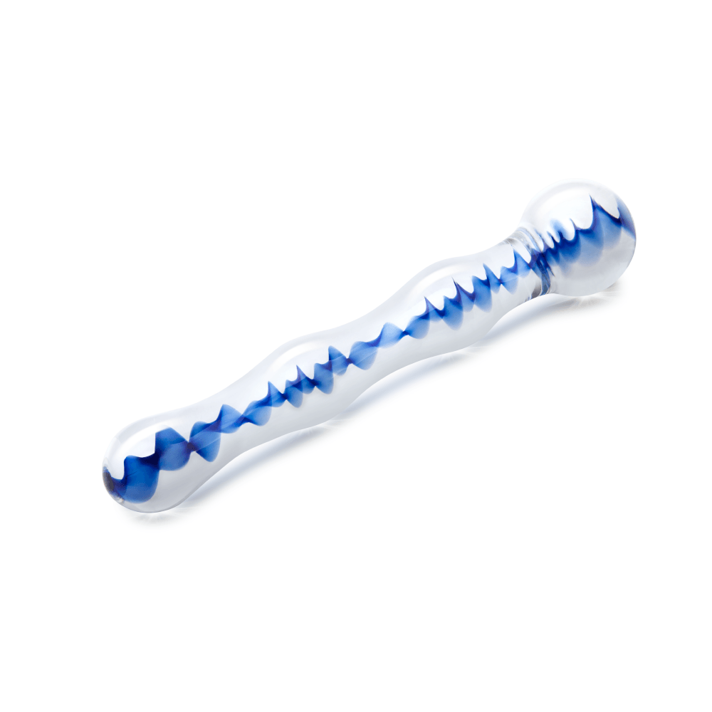 7” Blue Wave Double Ended Dildo