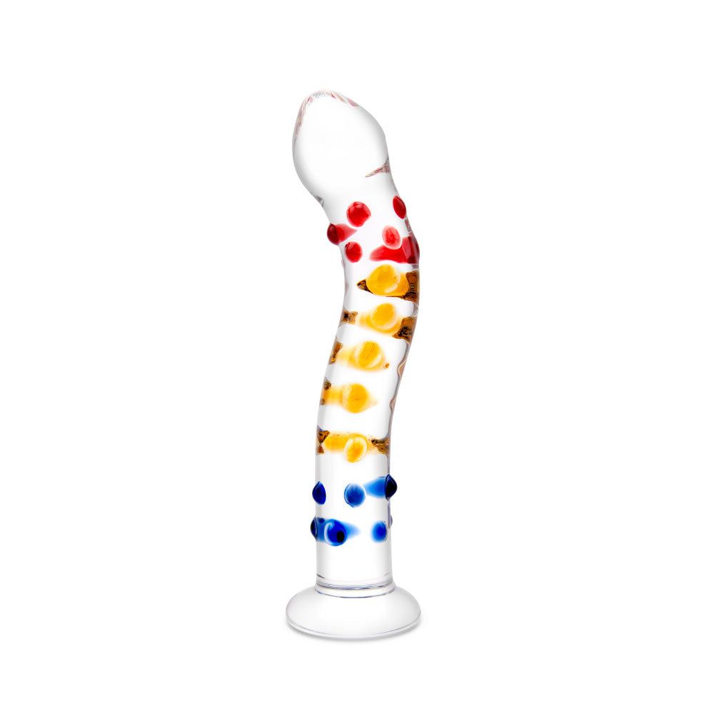 7” Nubby Rainbow Dildo