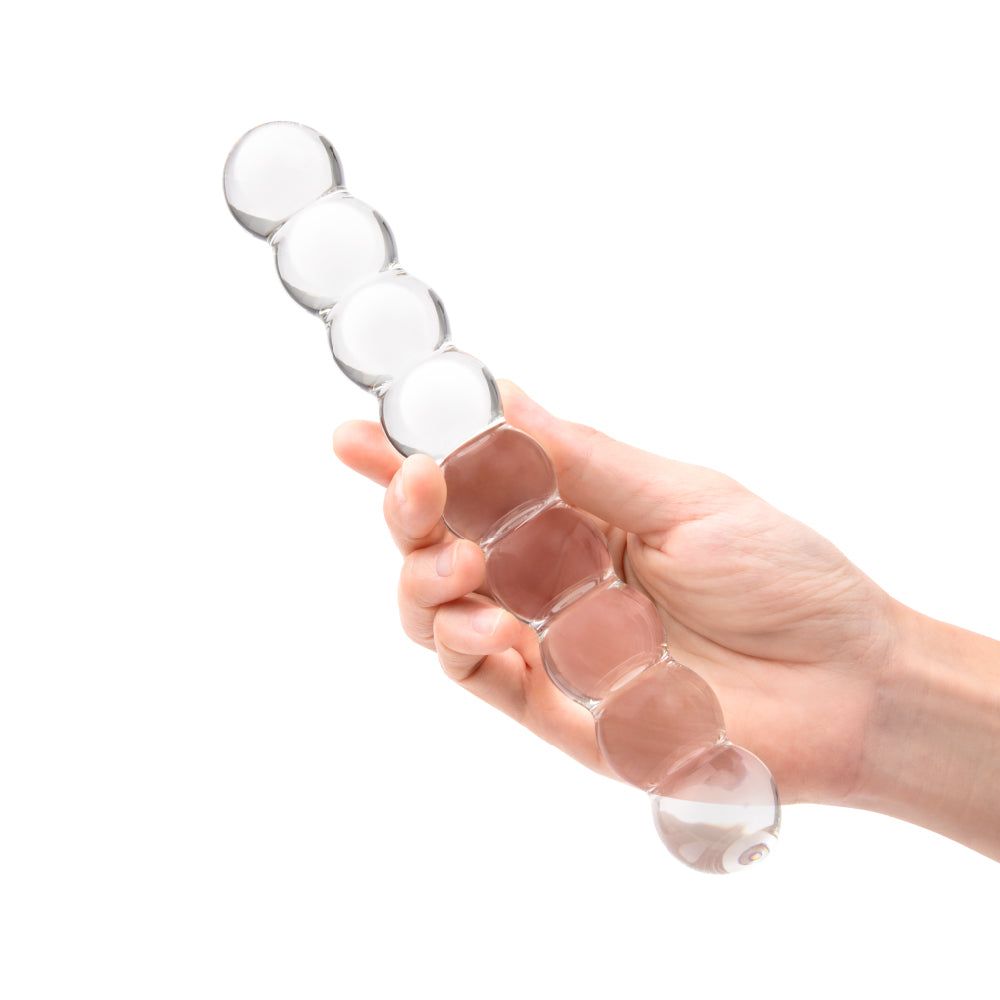 8” Double Ended Beaded Dildo