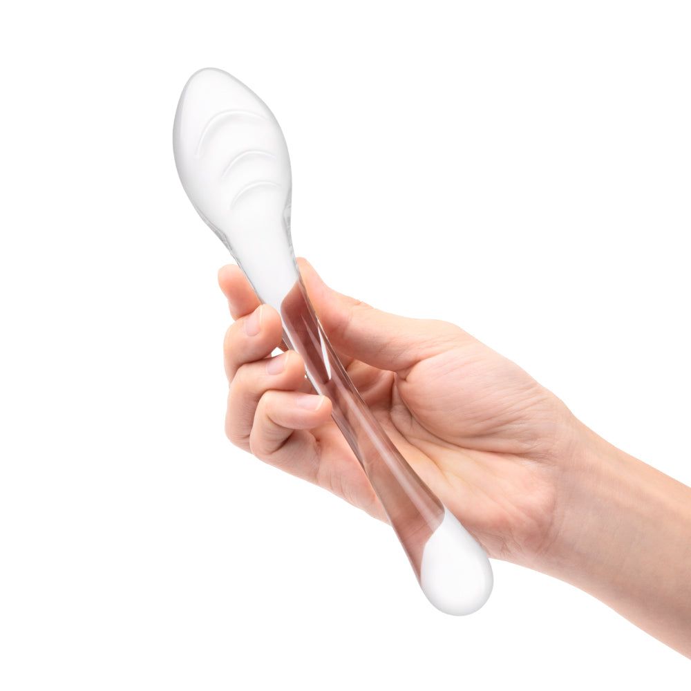 7.75” Double Ended Glass G-Spot Dildo