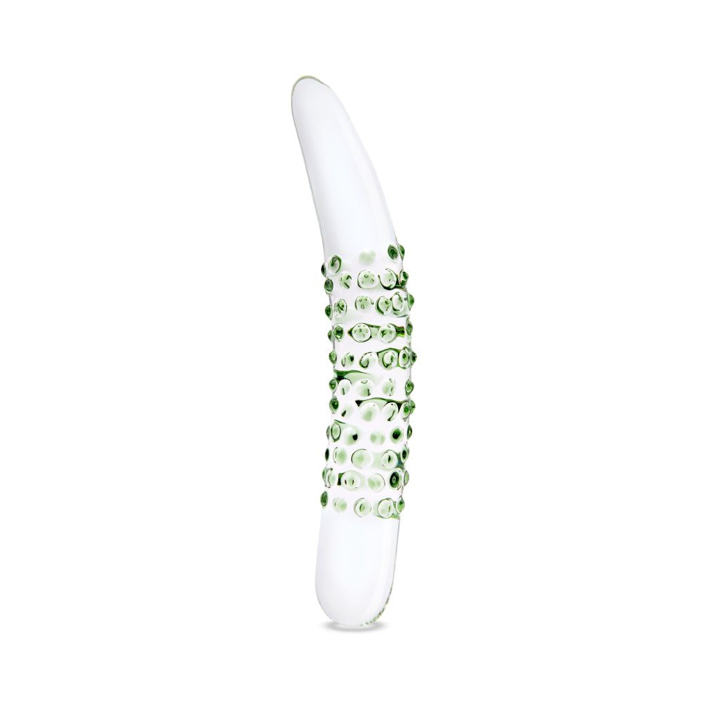 6.75" Green Double Ended Nubby Dildo