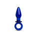Gläs Ocean Blue Butt Plug with Ring