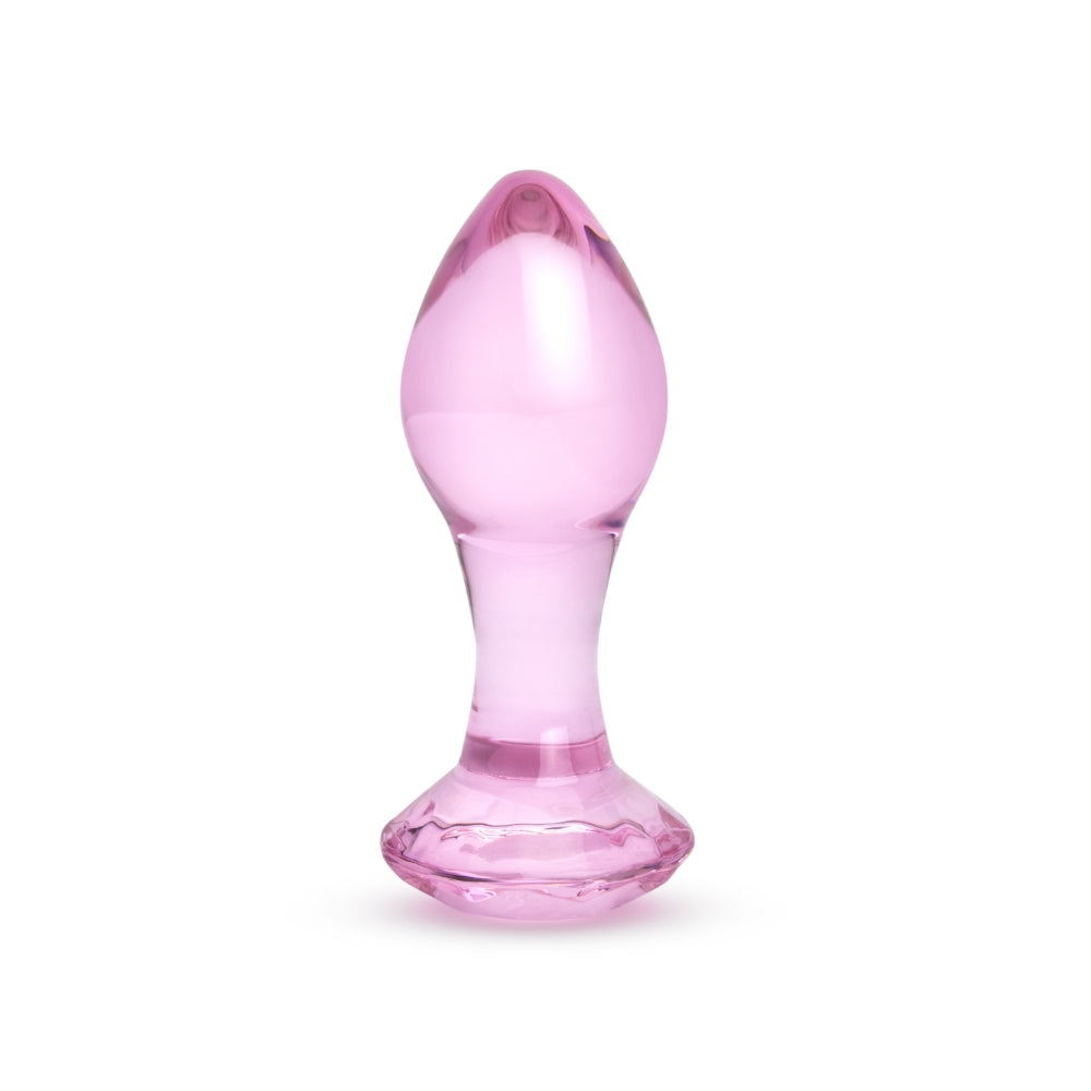 Gläs Pink Diamond Butt Plug
