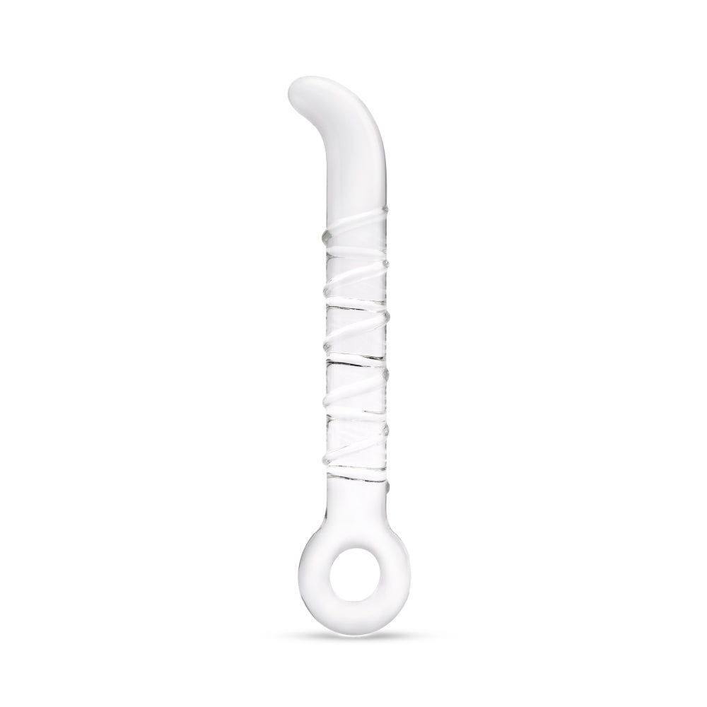 7" Slim Swirly Dildo with G-Spot Tip