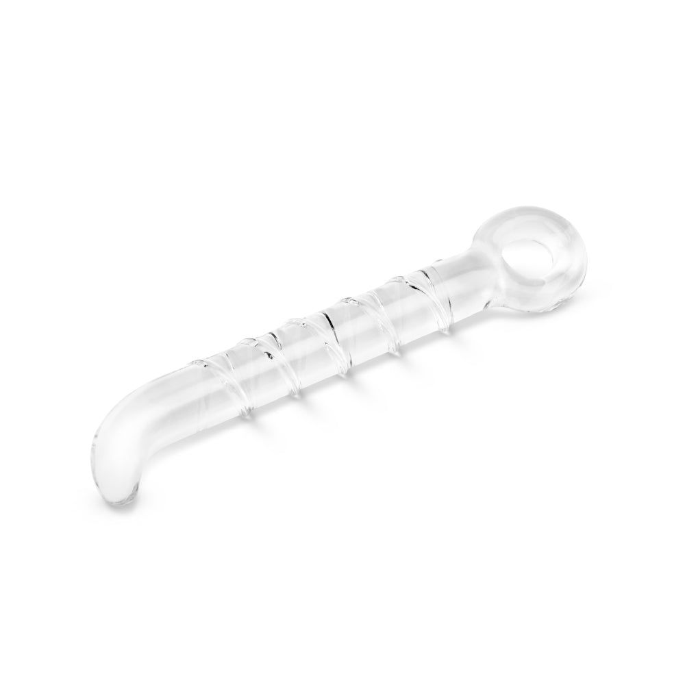 7" Slim Swirly Dildo with G-Spot Tip