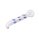 7” Curved Tip Textured Dildo