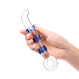 7” Curved Tip Textured Dildo