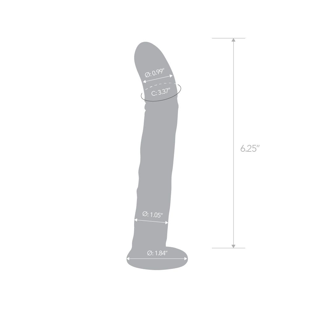 6.75" Realistic Curved G-Spot Dildo