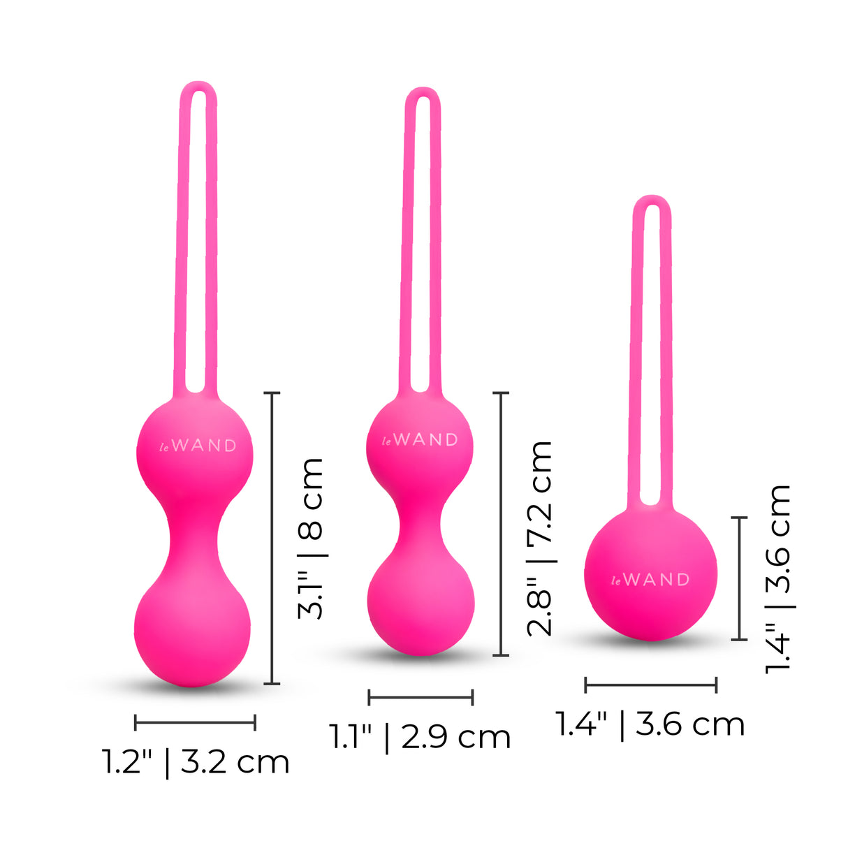 Le Wand 3-Piece Kegel Set
