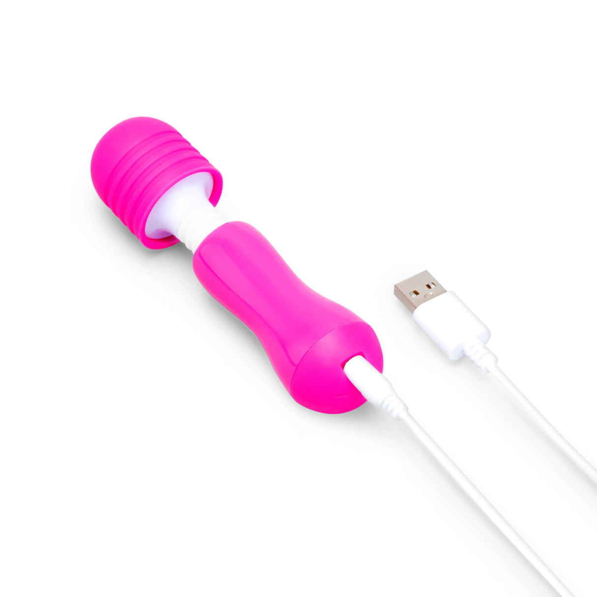 Rechargeable Vibrating Pink Mini Wand